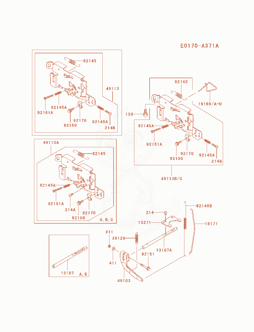 Exploded parts diagram of the Control-Equipment of a Kawasaki FH680V-AS09 engine, with numbered balloons