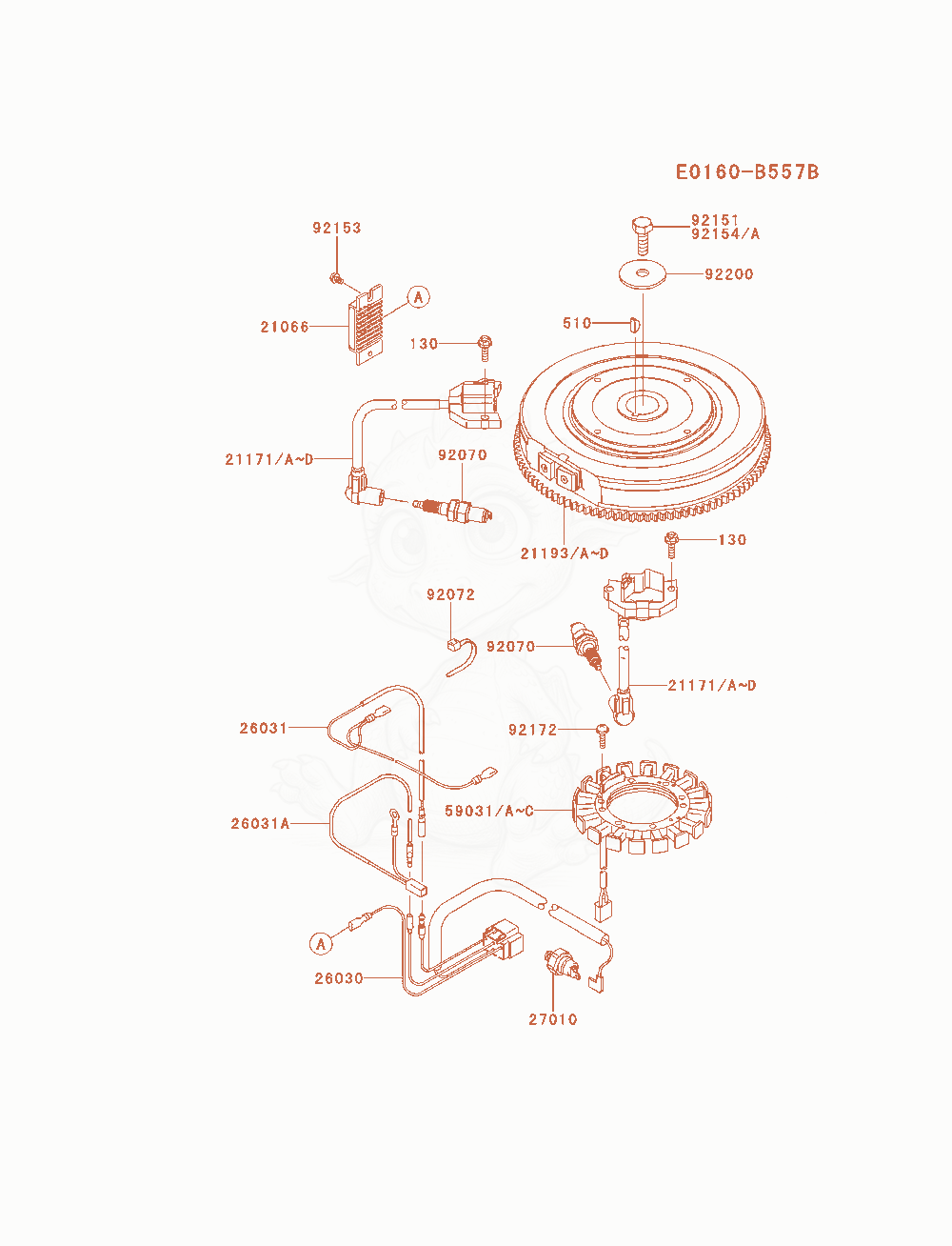 Exploded parts diagram of the Electric-Equipment of a Kawasaki FX751V-CS05 engine, with numbered balloons