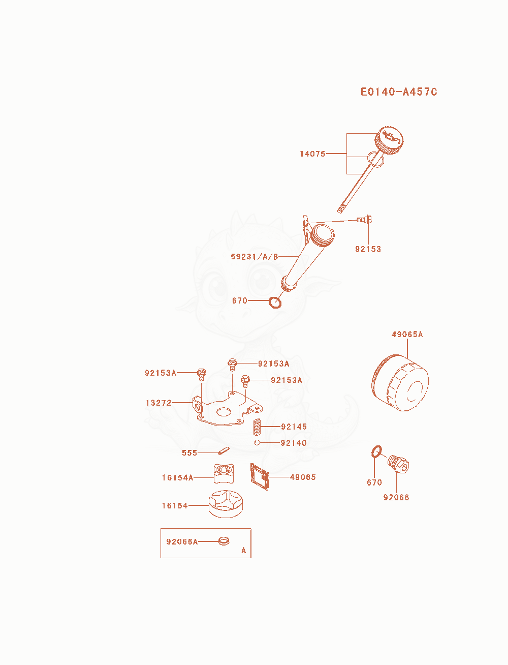 Exploded parts diagram of the Lubrication-Equipment of a Kawasaki FX481V-AS00 engine, with numbered balloons
