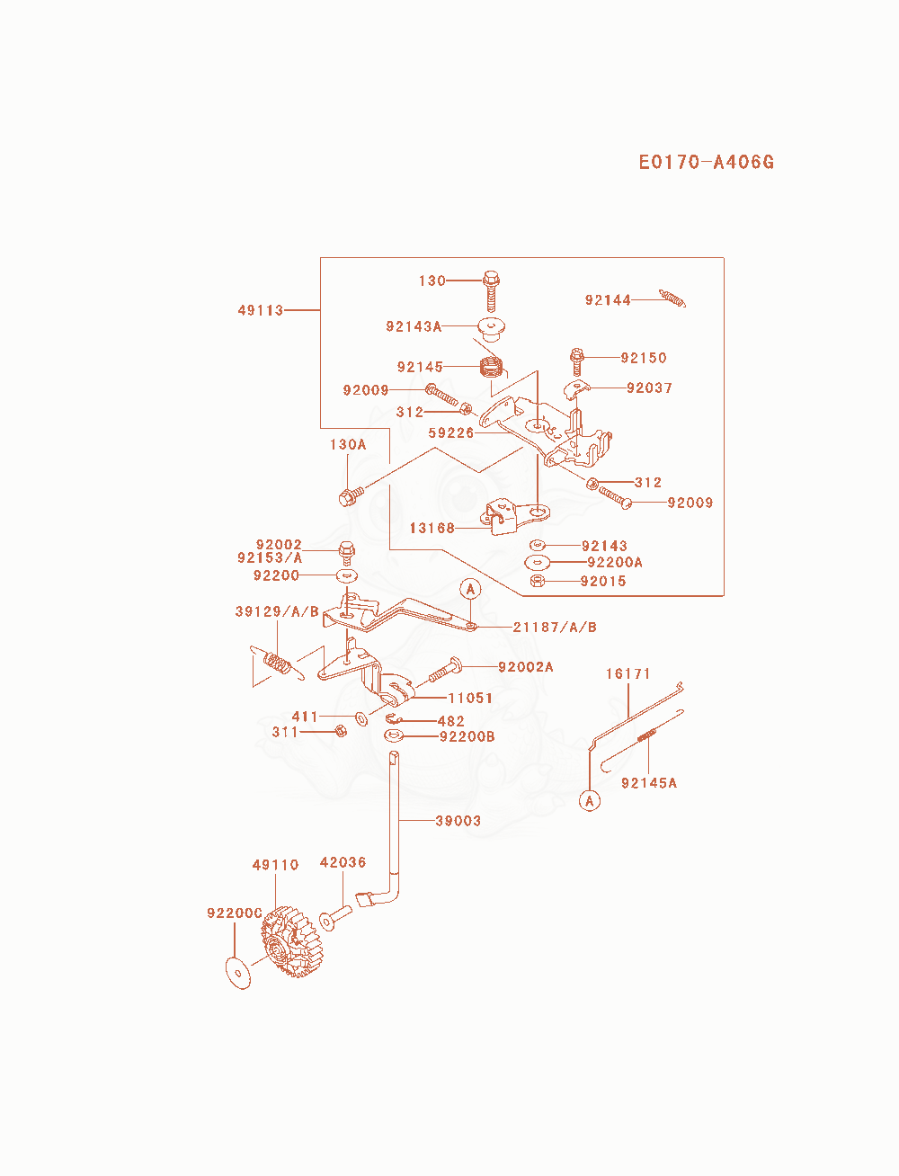 Exploded parts diagram of the Control-Equipment of a Kawasaki FD791D-AS00 engine, with numbered balloons