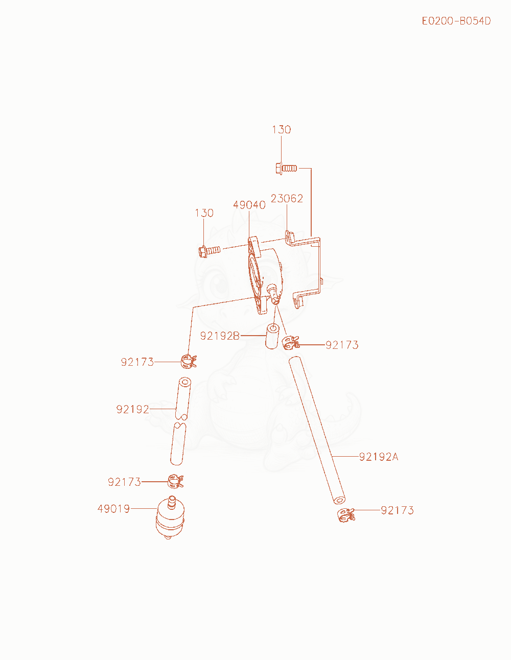 Exploded parts diagram of the Fuel-Tank / Fuel-Valve of a Kawasaki FX850V-AR09 engine, with numbered balloons