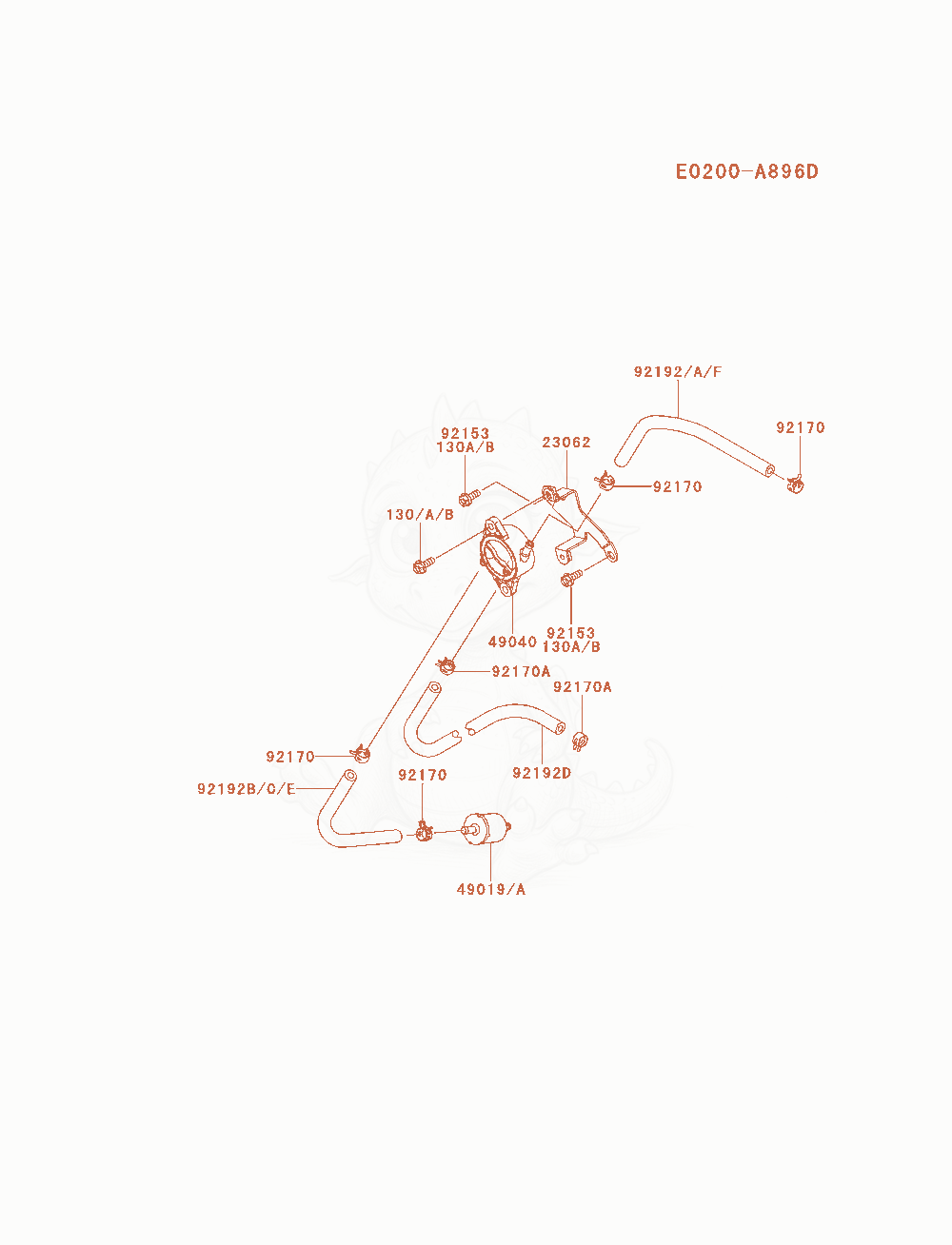 Exploded parts diagram of the Fuel-Tank / Fuel-Valve of a Kawasaki FXT00V-AS15 engine, with numbered balloons