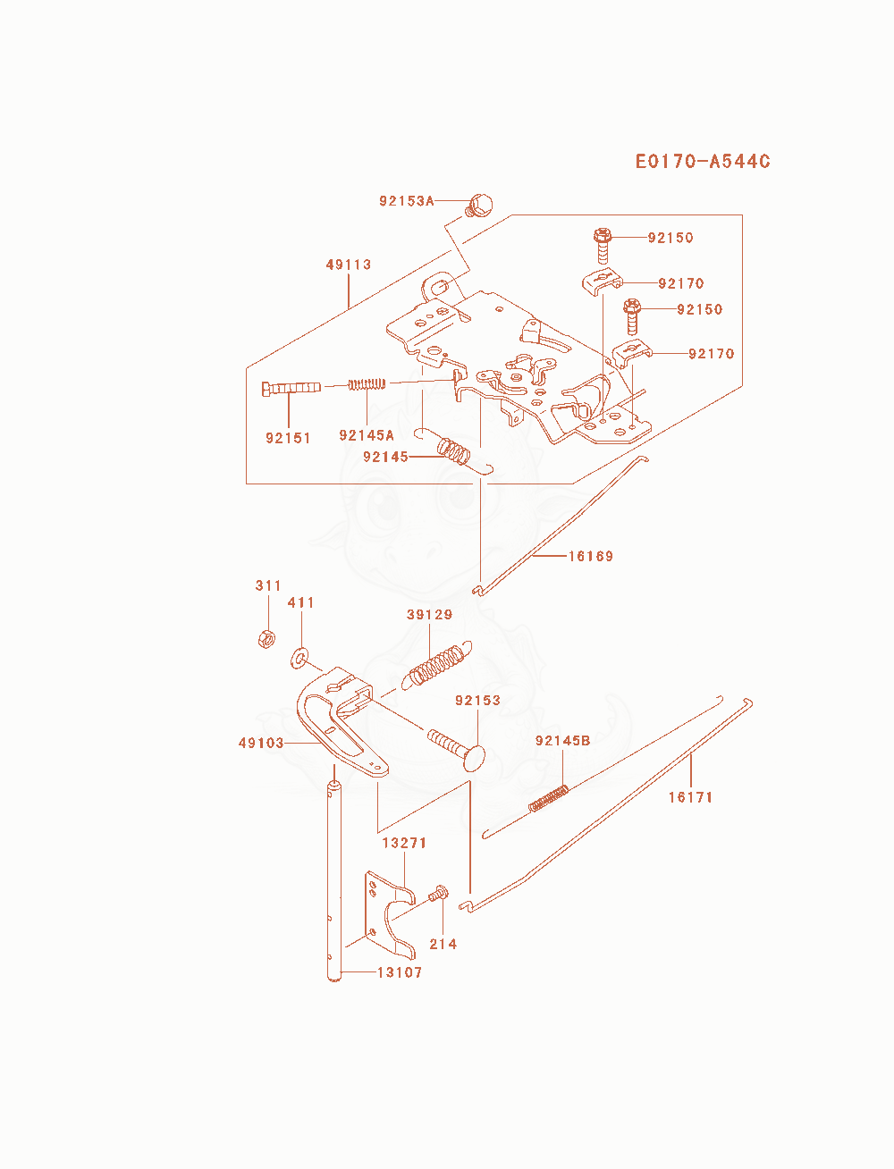Exploded parts diagram of the Control-Equipment of a Kawasaki FH770D-DS05 engine, with numbered balloons