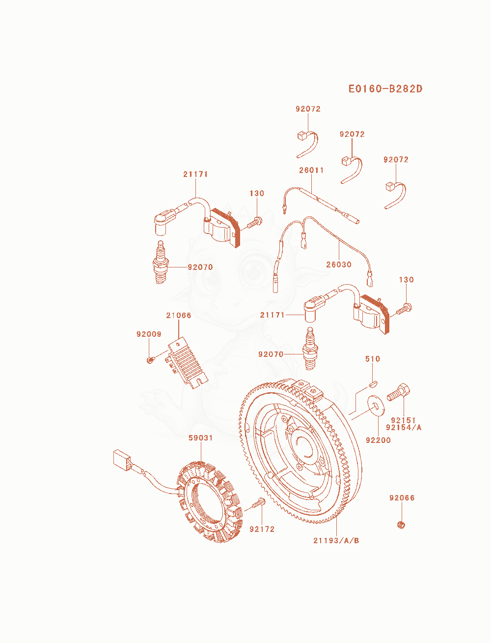 Exploded parts diagram of the Electric-Equipment of a Kawasaki FH721D-DS01 engine, with numbered balloons