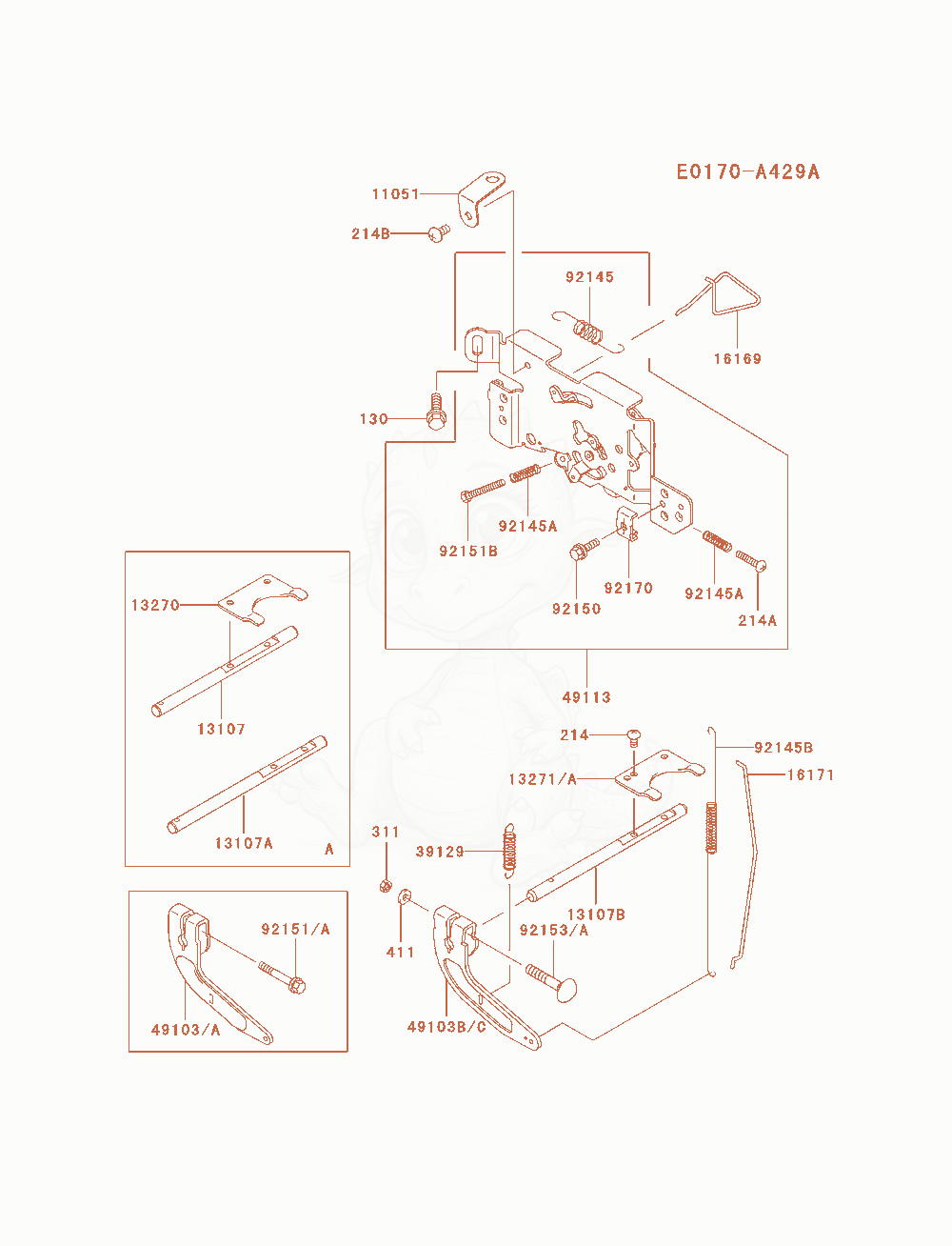 Exploded parts diagram of the Control-Equipment of a Kawasaki FH680V-AS04 engine, with numbered balloons