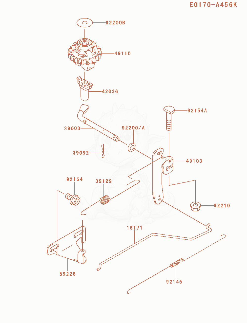 Exploded parts diagram of the Control-Equipment of a Kawasaki FJ180V-CM11 engine, with numbered balloons