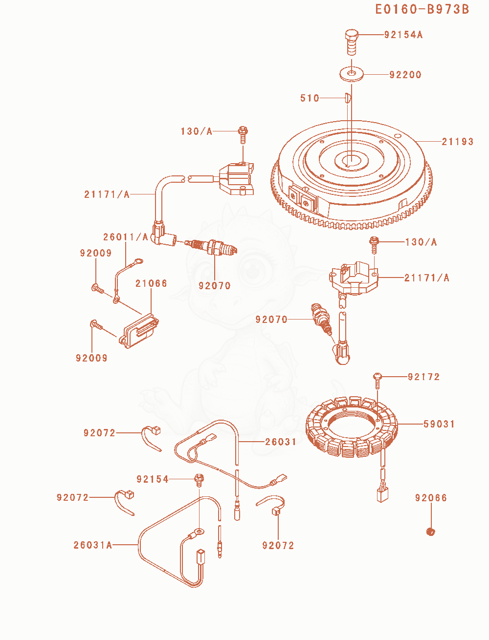 Exploded parts diagram of the Electric-Equipment of a Kawasaki FR600V-AS00 engine, with numbered balloons