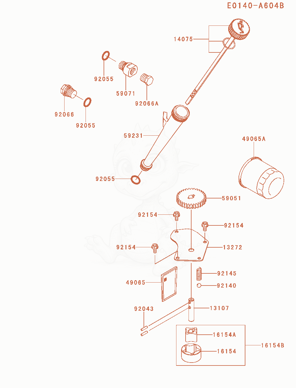 Exploded parts diagram of the Lubrication-Equipment of a Kawasaki FX850V-AS22 engine, with numbered balloons