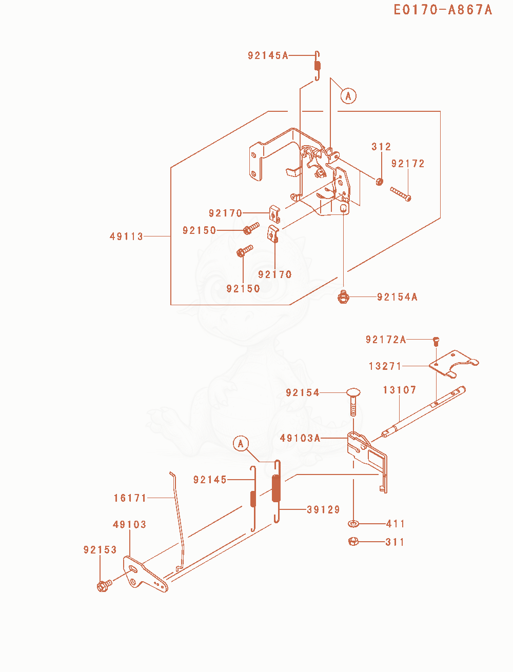 Exploded parts diagram of the Control-Equipment of a Kawasaki FX730V-AR09 engine, with numbered balloons
