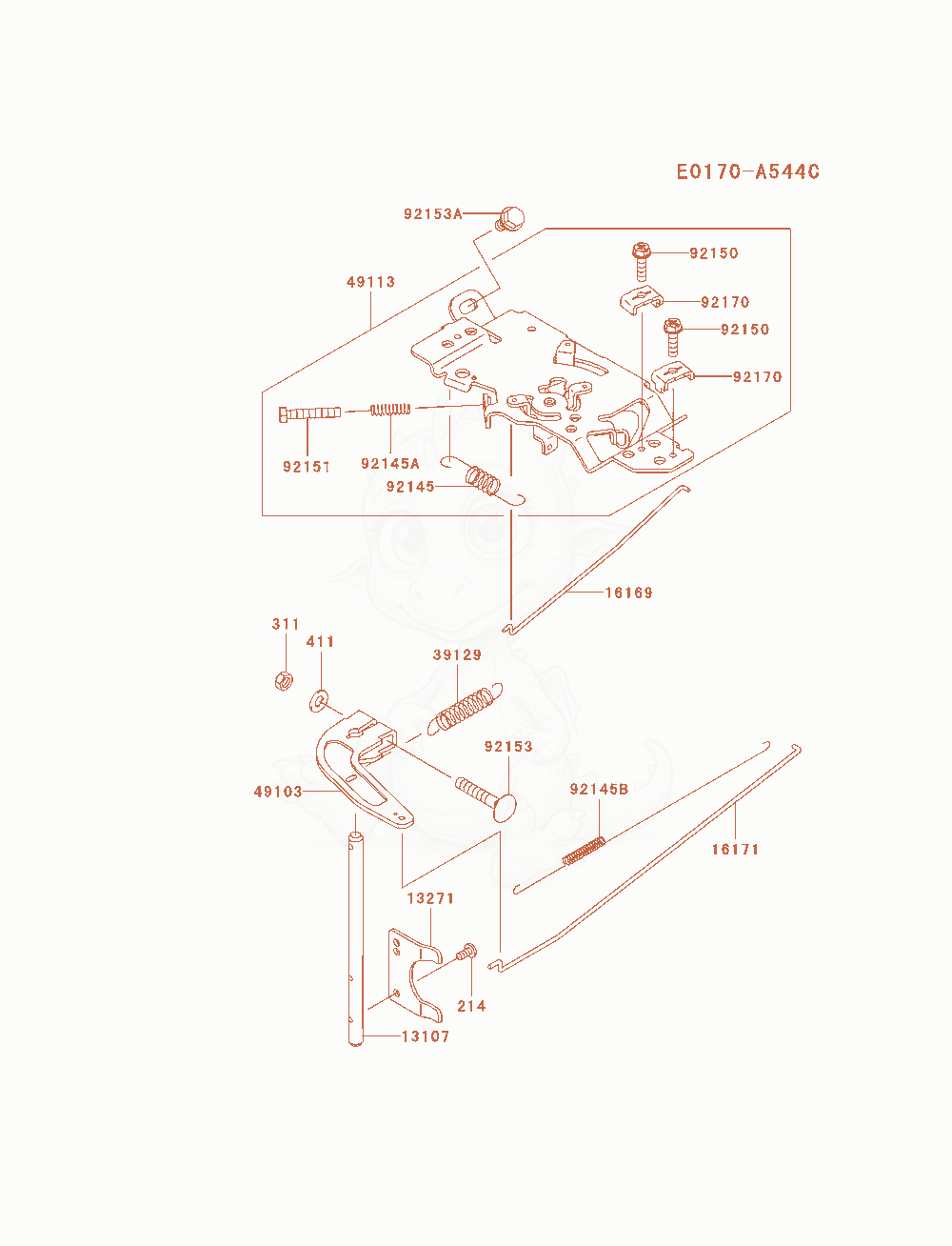 Exploded parts diagram of the Control-Equipment of a Kawasaki FH770D-AS06 engine, with numbered balloons