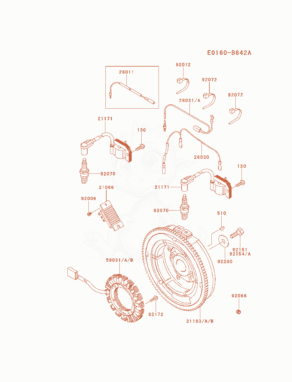 Exploded parts diagram of the Electric-Equipment of a Kawasaki FH601D-FS01 engine, with numbered balloons