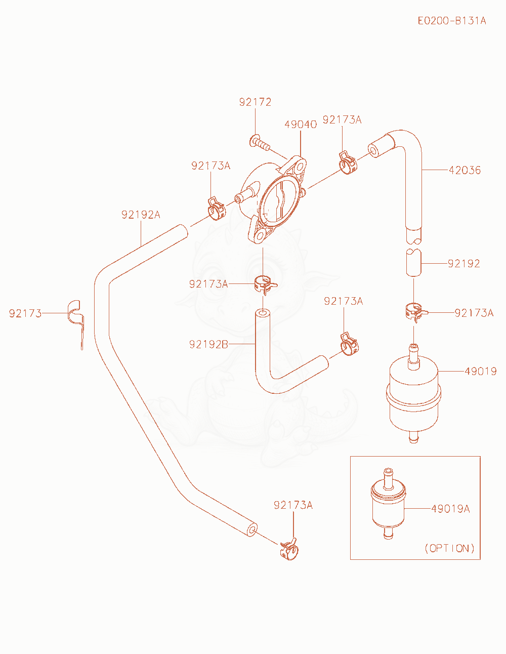 Exploded parts diagram of the Fuel-Tank / Fuel-Valve of a Kawasaki FR730V-LS00 engine, with numbered balloons