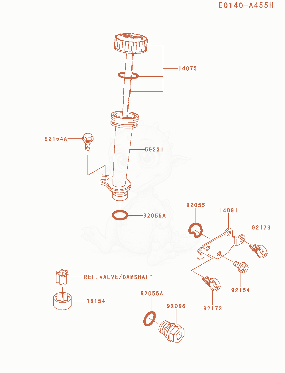 Exploded parts diagram of the Lubrication-Equipment of a Kawasaki FJ180V-DM00 engine, with numbered balloons