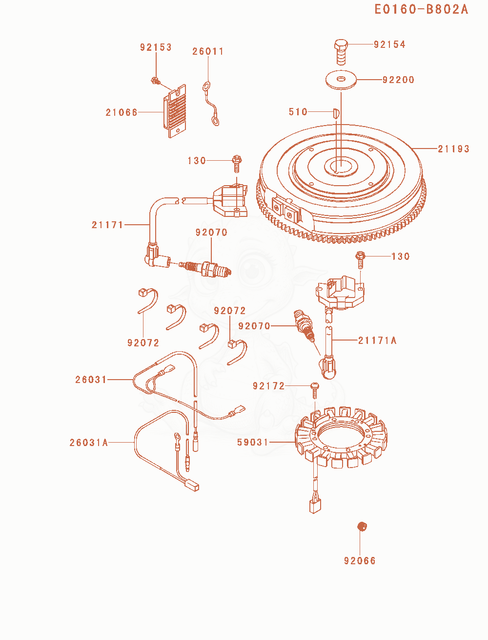 Exploded parts diagram of the Electric-Equipment of a Kawasaki FX850V-MS00 engine, with numbered balloons