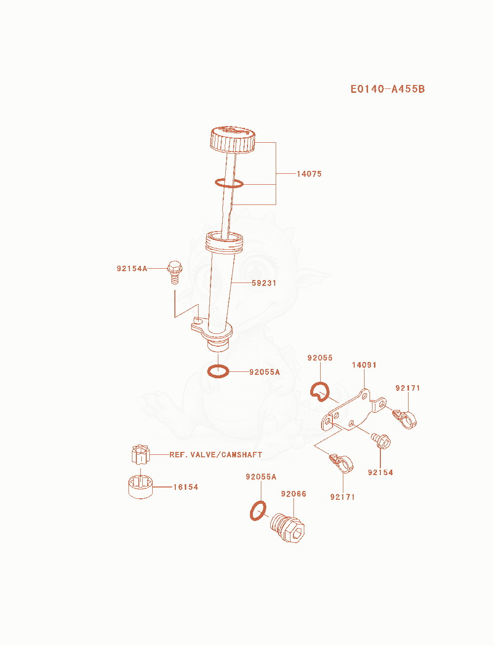 Exploded parts diagram of the Lubrication-Equipment of a Kawasaki FJ180V-AM01 engine, with numbered balloons