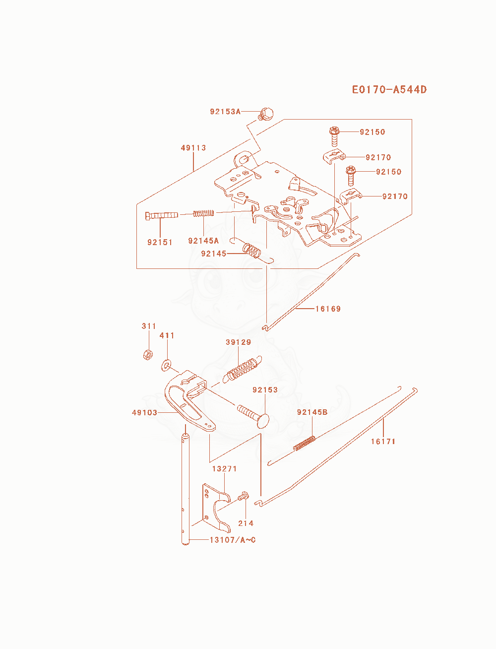 Exploded parts diagram of the Control-Equipment of a Kawasaki FH770D-ES01 engine, with numbered balloons